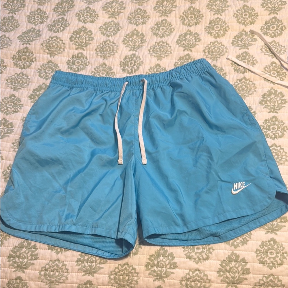 Nike Blue Athletic Shorts Lightweight Performance